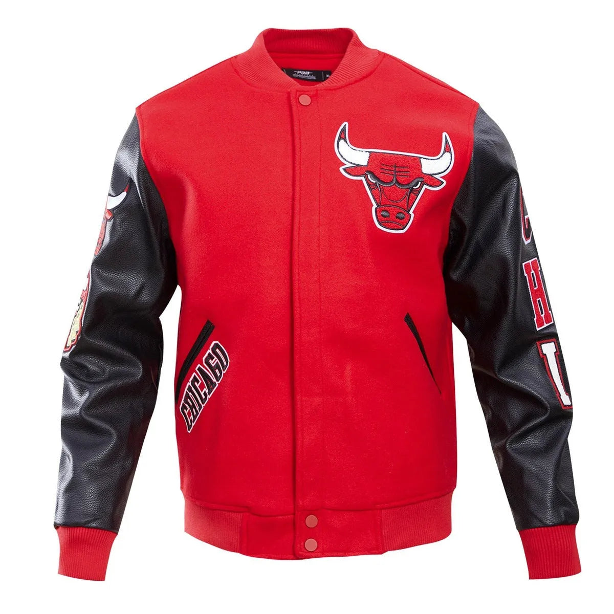 Men's Chicago Bulls Logo Varsity Jacket