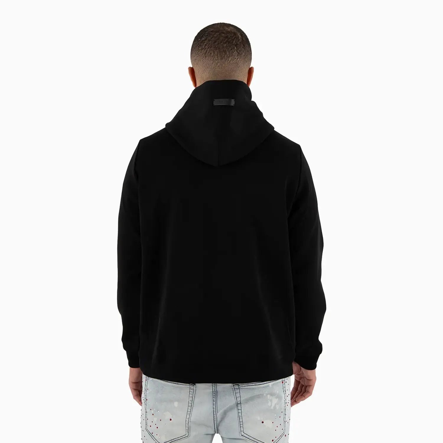 Men's BLACK Label Graphic Pull Over Hoodie Black Label - Tops and Bottoms USA