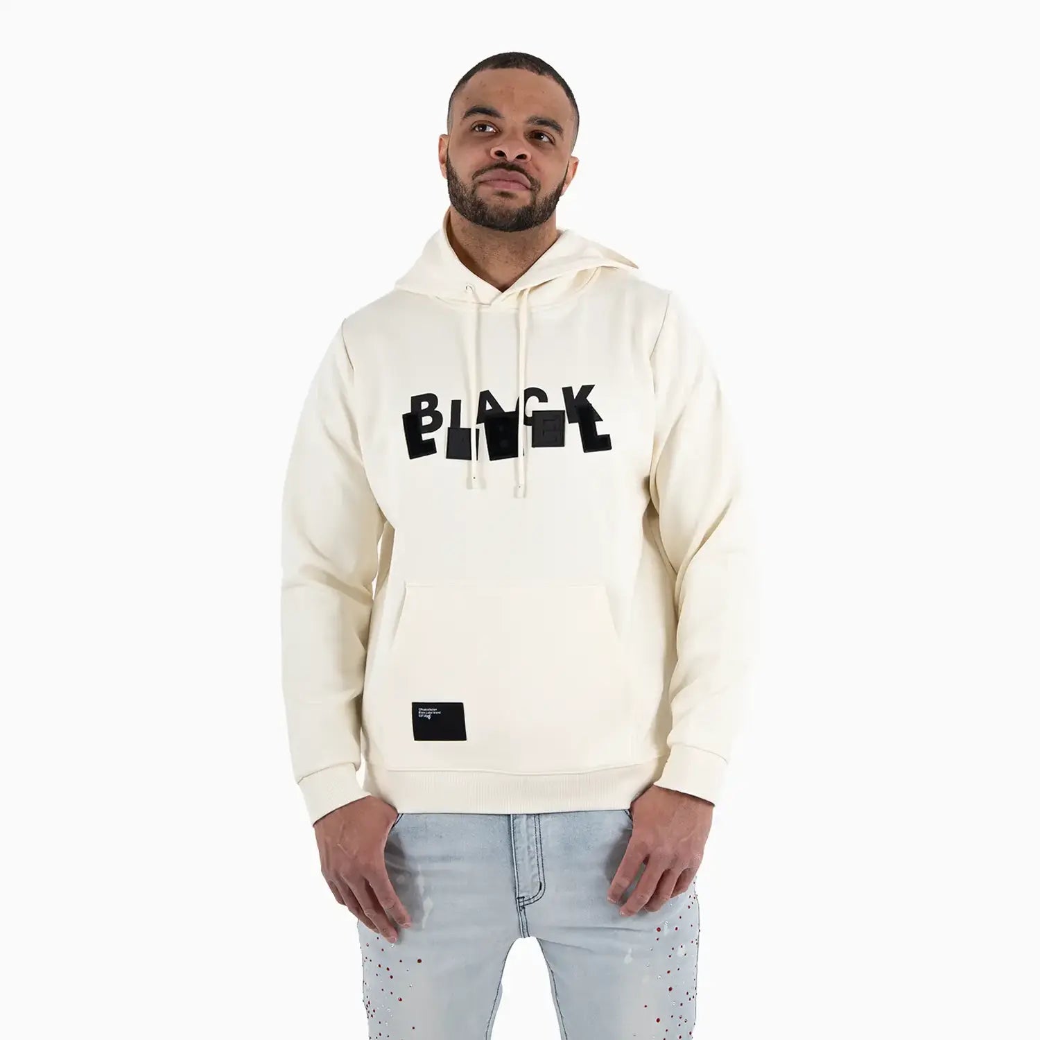 Men's BLACK Label Graphic Pull Over Hoodie Black Label - Tops and Bottoms USA