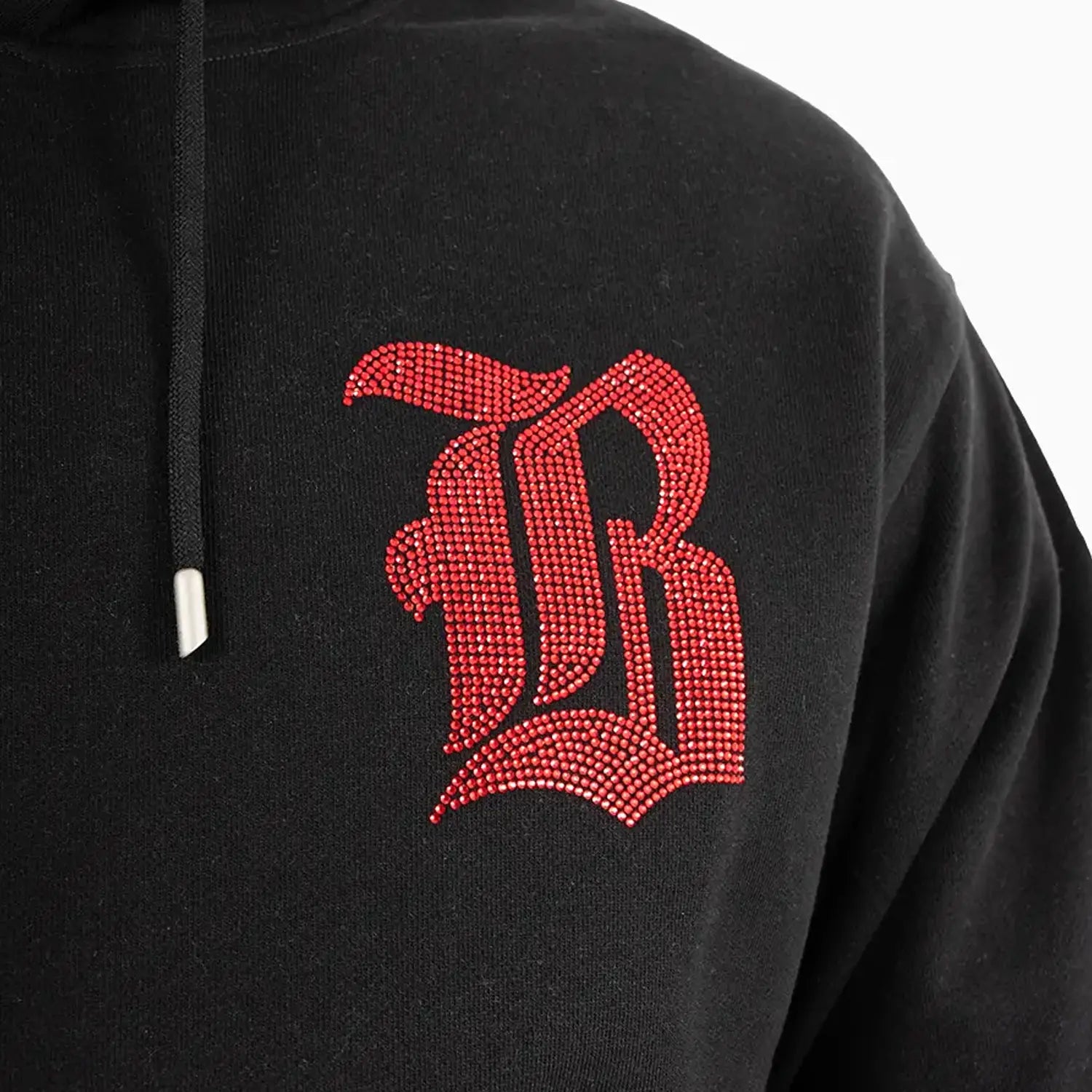 Men's Black Label Bling Hoodie Black Label - Tops and Bottoms USA
