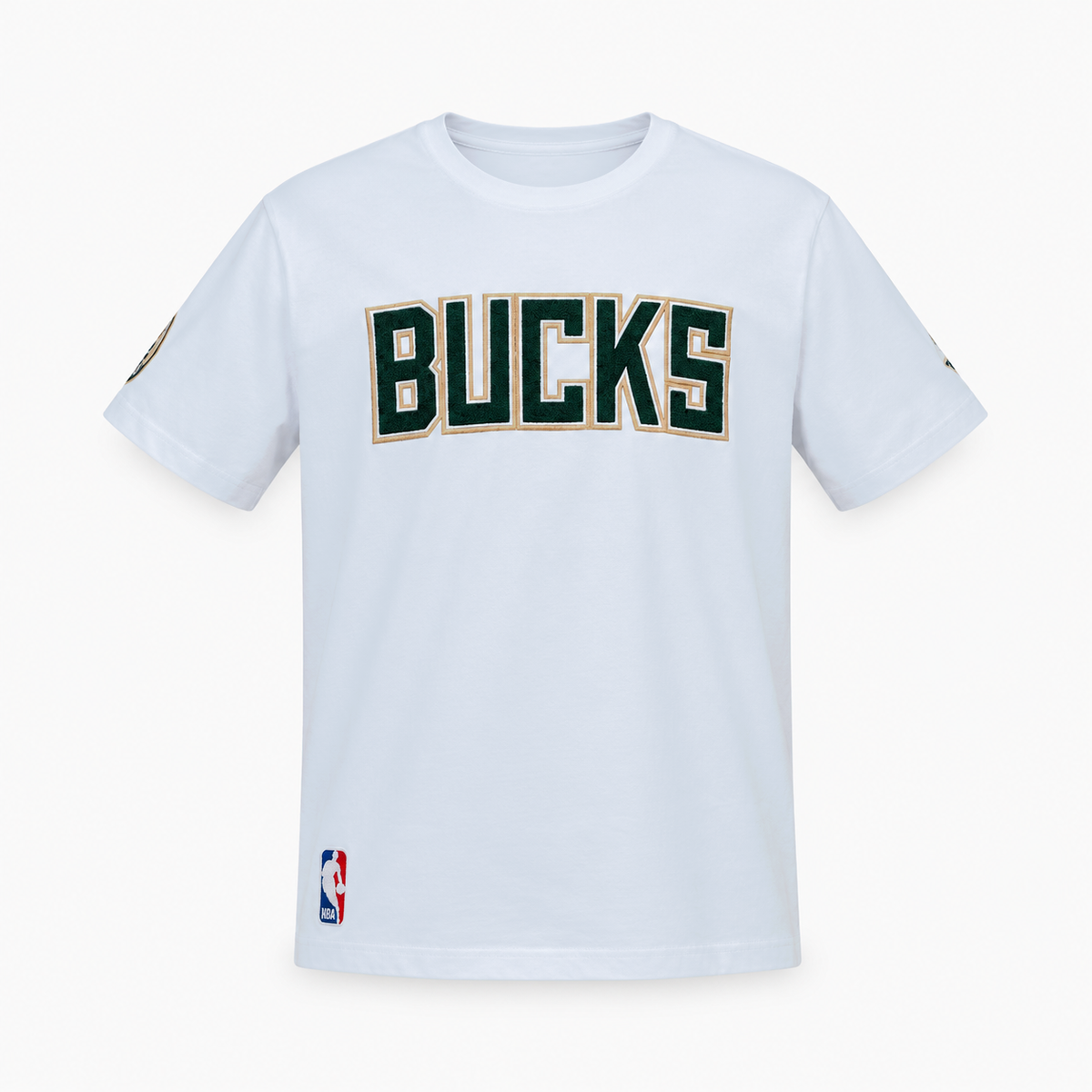 Men's Milwaukee Bucks Classic Chenille Logo T-Shirt