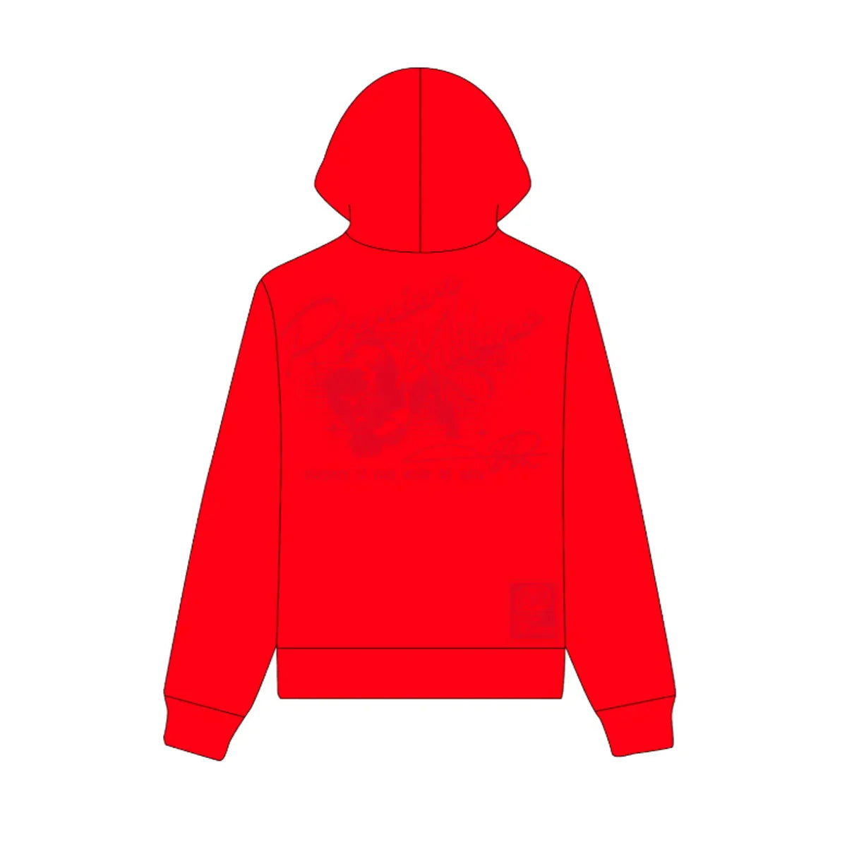 Men's Tonal Panther Zipper Hoodie