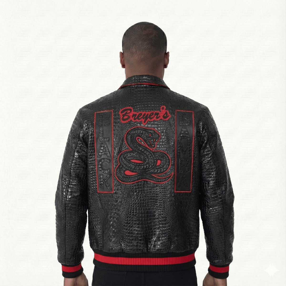 Breyer's Black Mamba Edition Leather Jacket Breyers - Tops and Bottoms USA