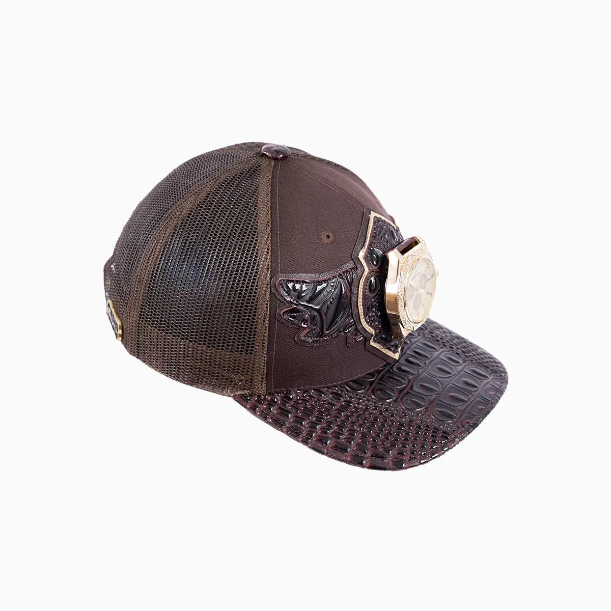 Breyer's Buck 50 Wool Trucker Hat With Leather Visor Breyers - Tops and Bottoms USA