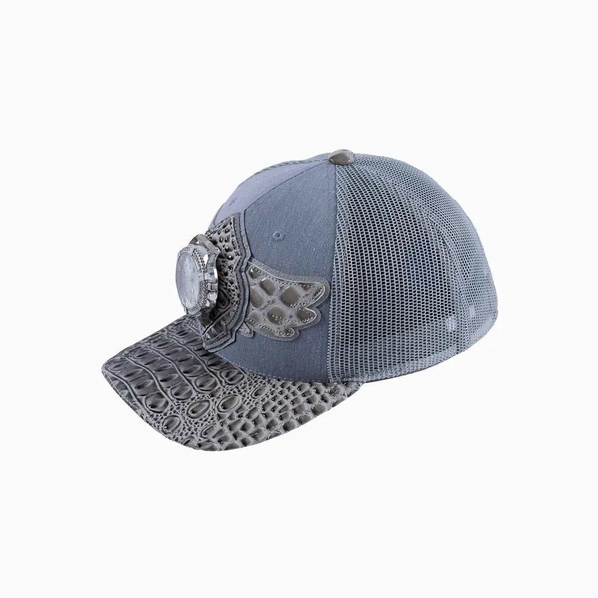 Breyer's Buck 50 Wool Trucker Hat With Leather Visor Breyers - Tops and Bottoms USA