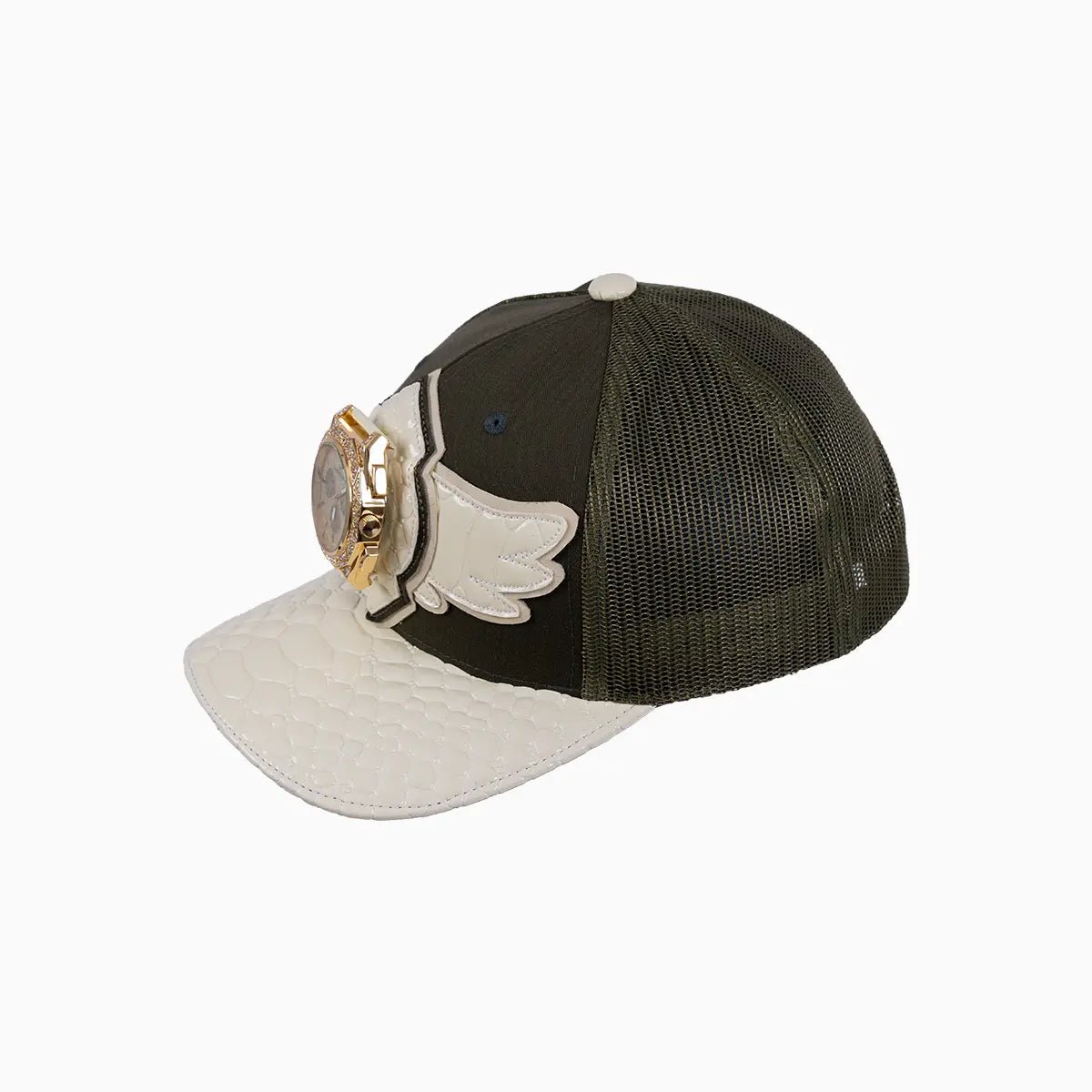 Breyer's Buck 50 Wool Trucker Hat With Leather Visor Breyers - Tops and Bottoms USA