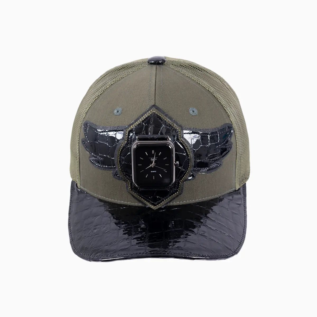 Breyer's Buck 50 Wool Trucker Hat With Leather Visor Breyers - Tops and Bottoms USA