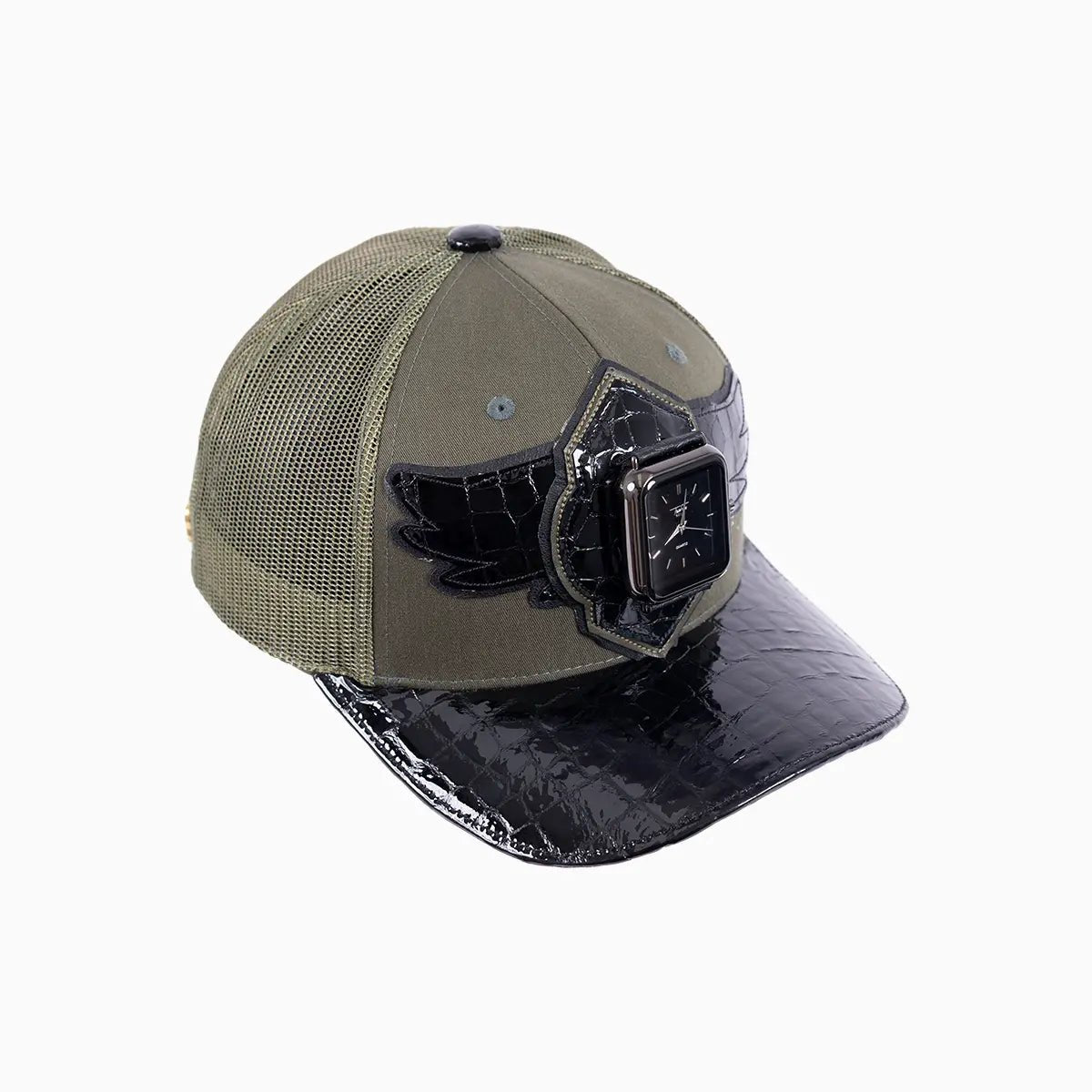 Breyer's Buck 50 Wool Trucker Hat With Leather Visor Breyers - Tops and Bottoms USA