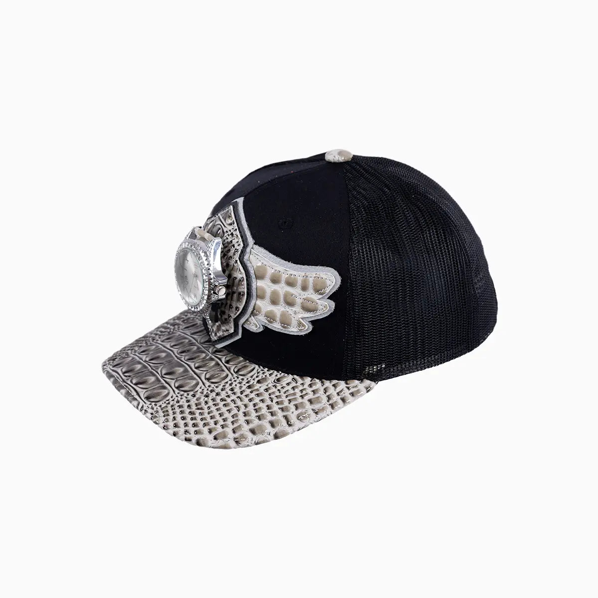 Breyer's Buck 50 Wool Trucker Hat With Leather Visor