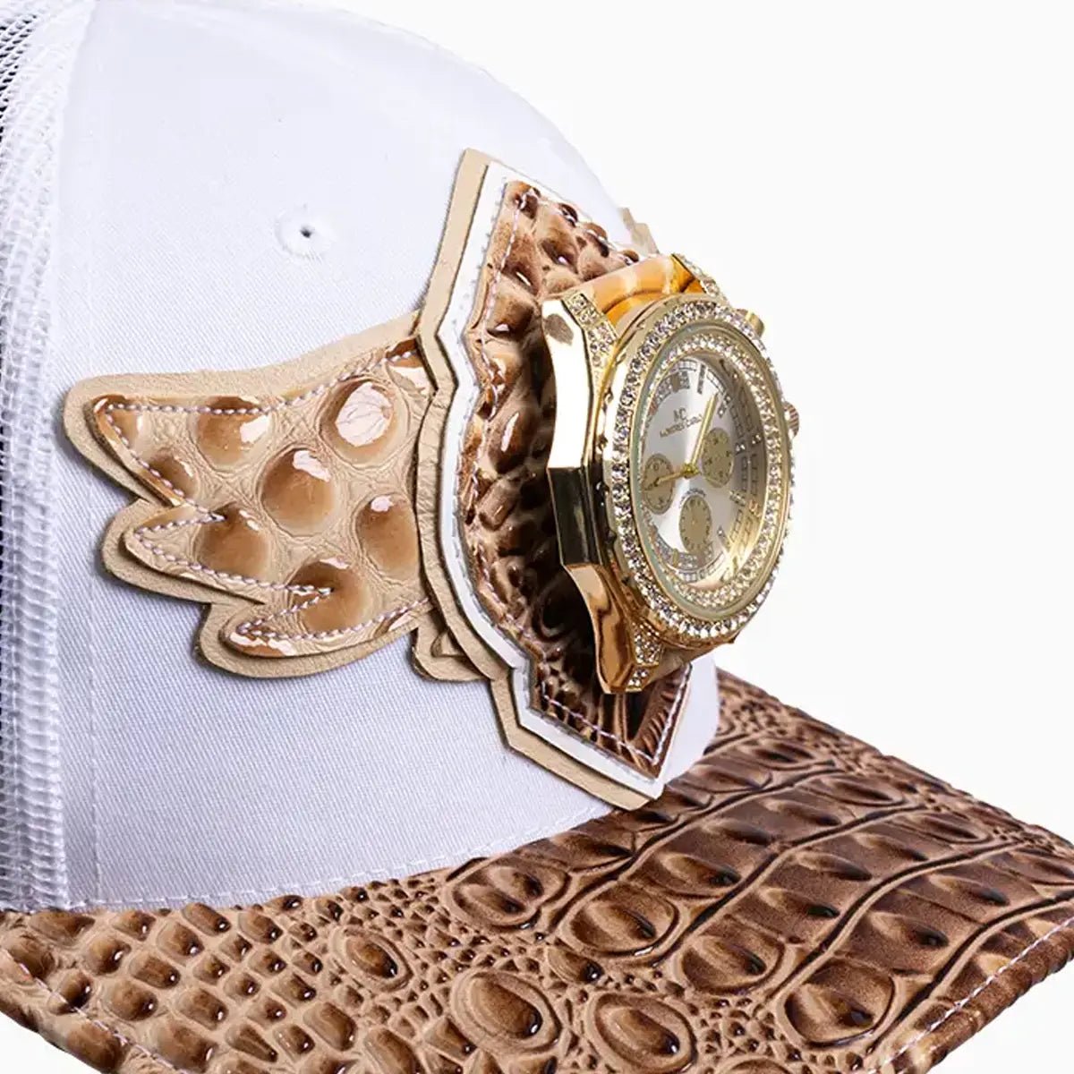 Breyer's Buck 50 Wool Trucker Hat With Leather Visor Breyers - Tops and Bottoms USA