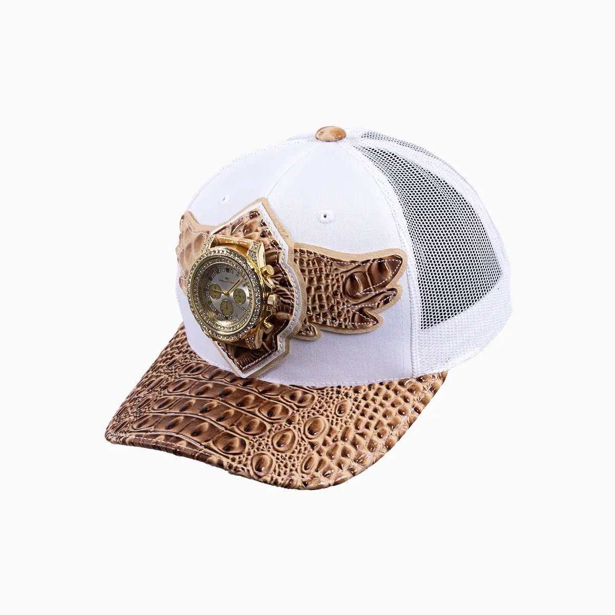 Breyer's Buck 50 Wool Trucker Hat With Leather Visor Breyers - Tops and Bottoms USA