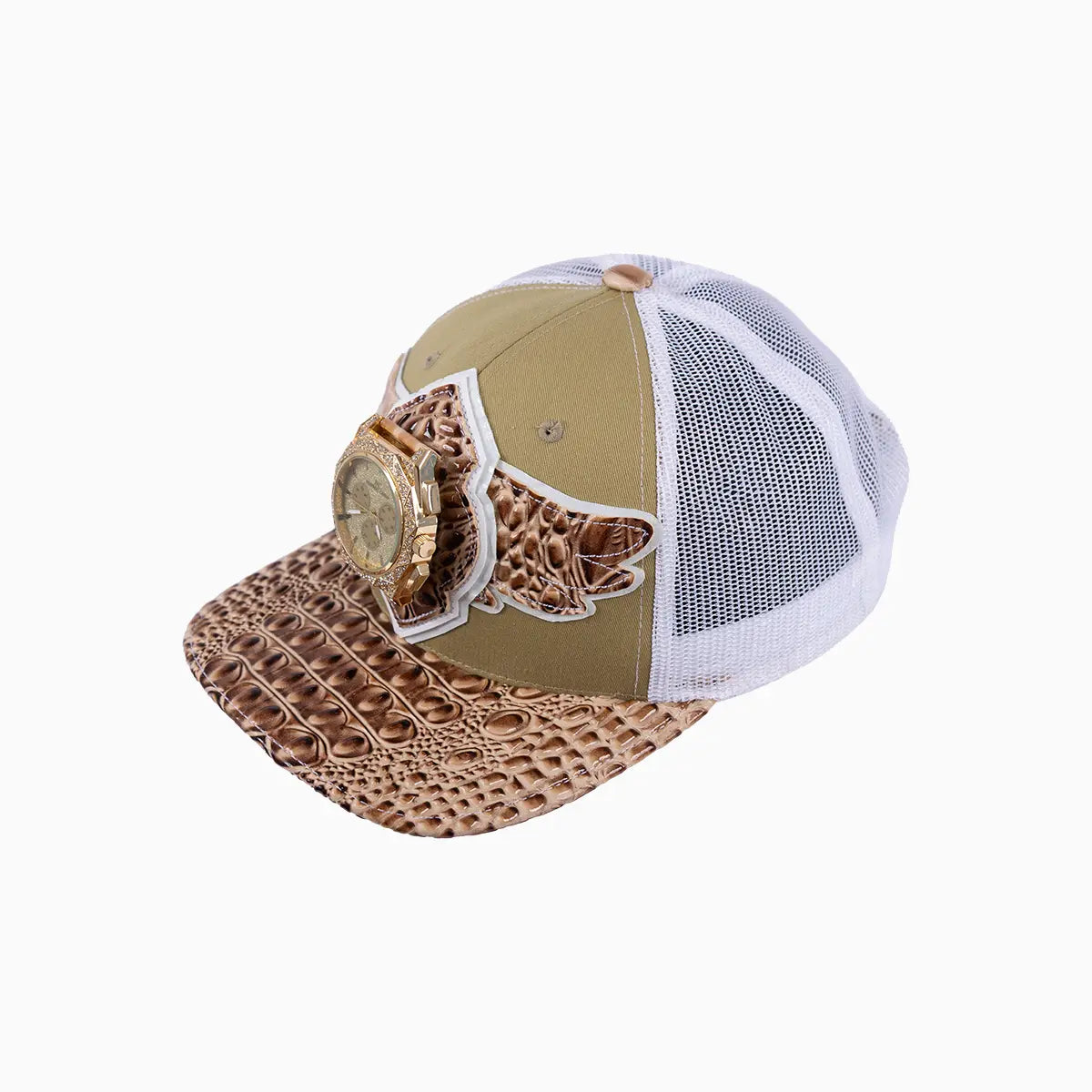 Breyer's Buck 50 Wool Trucker Hat With Leather Visor