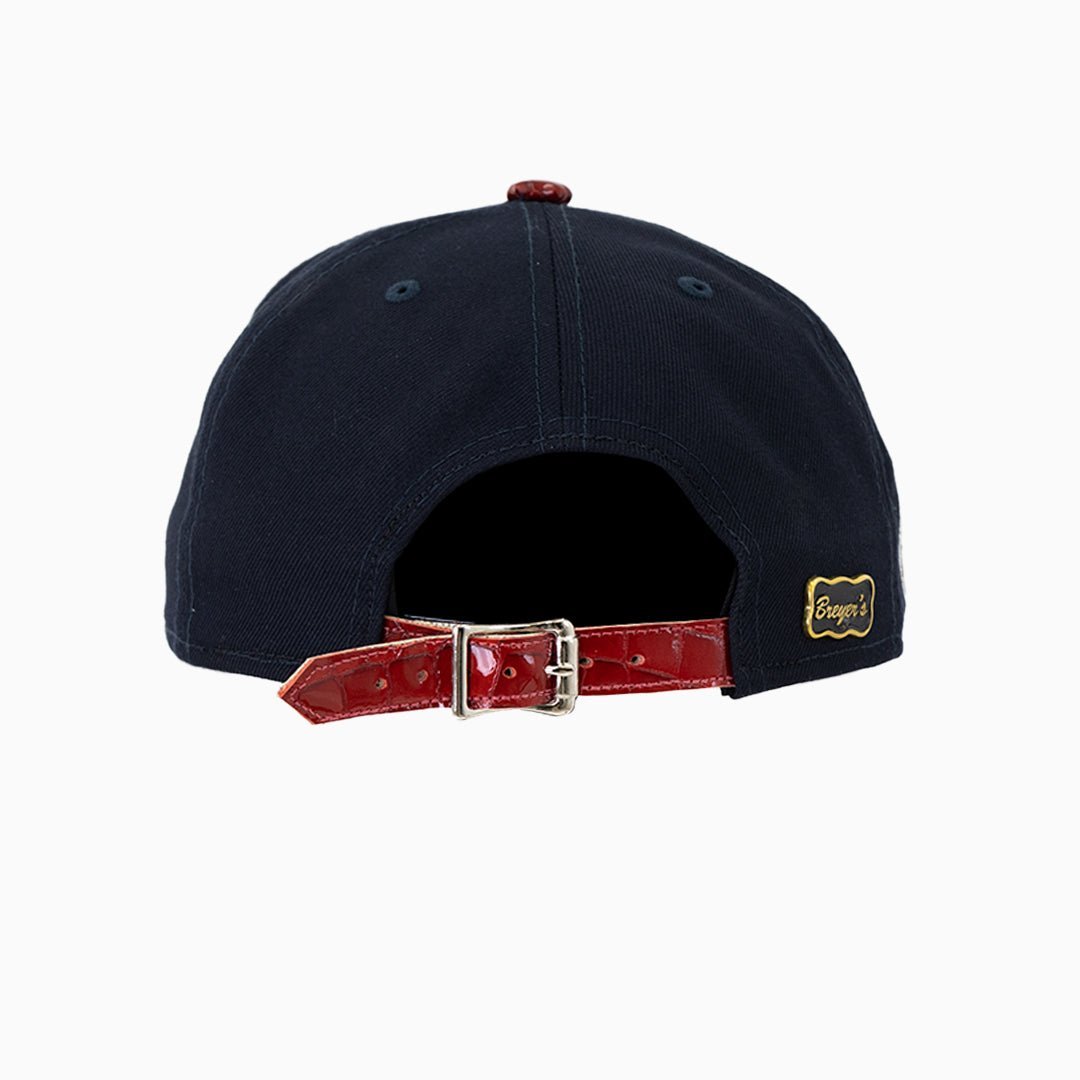 Breyer's Buck 50 Boston Red Sox MLB Hat With Leather Visor Breyers - Tops and Bottoms USA