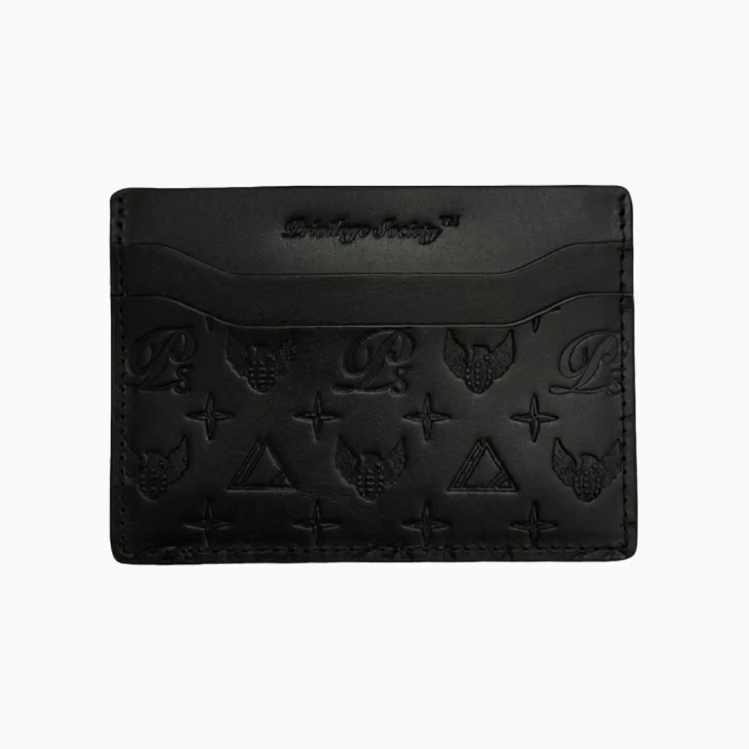 Men's Monogram Leather CC Wallet Privilege Society - Tops and Bottoms USA