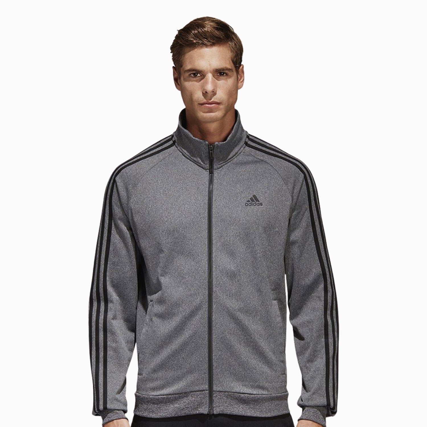 adidas - Men's Essentials Warmup 3 Stripes Track Jacket (H46101) – SVP  Sports