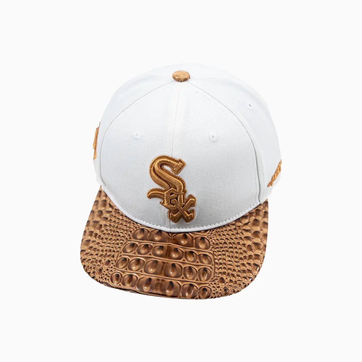 Chicago White Sox MLB Leather Wool Strapback Hat Pro Standard - Tops and Bottoms USA