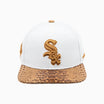 Chicago White Sox NBA Leather Wool Strapback Hat