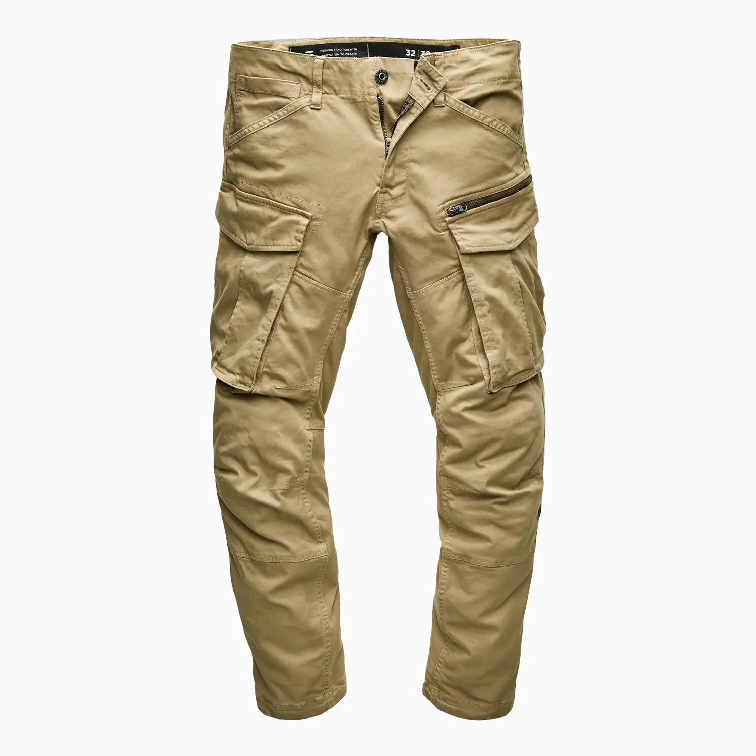 Men's Rovic Zip 3D Regular Tapered Cargo Pant G - Star Raw - Tops and Bottoms USA