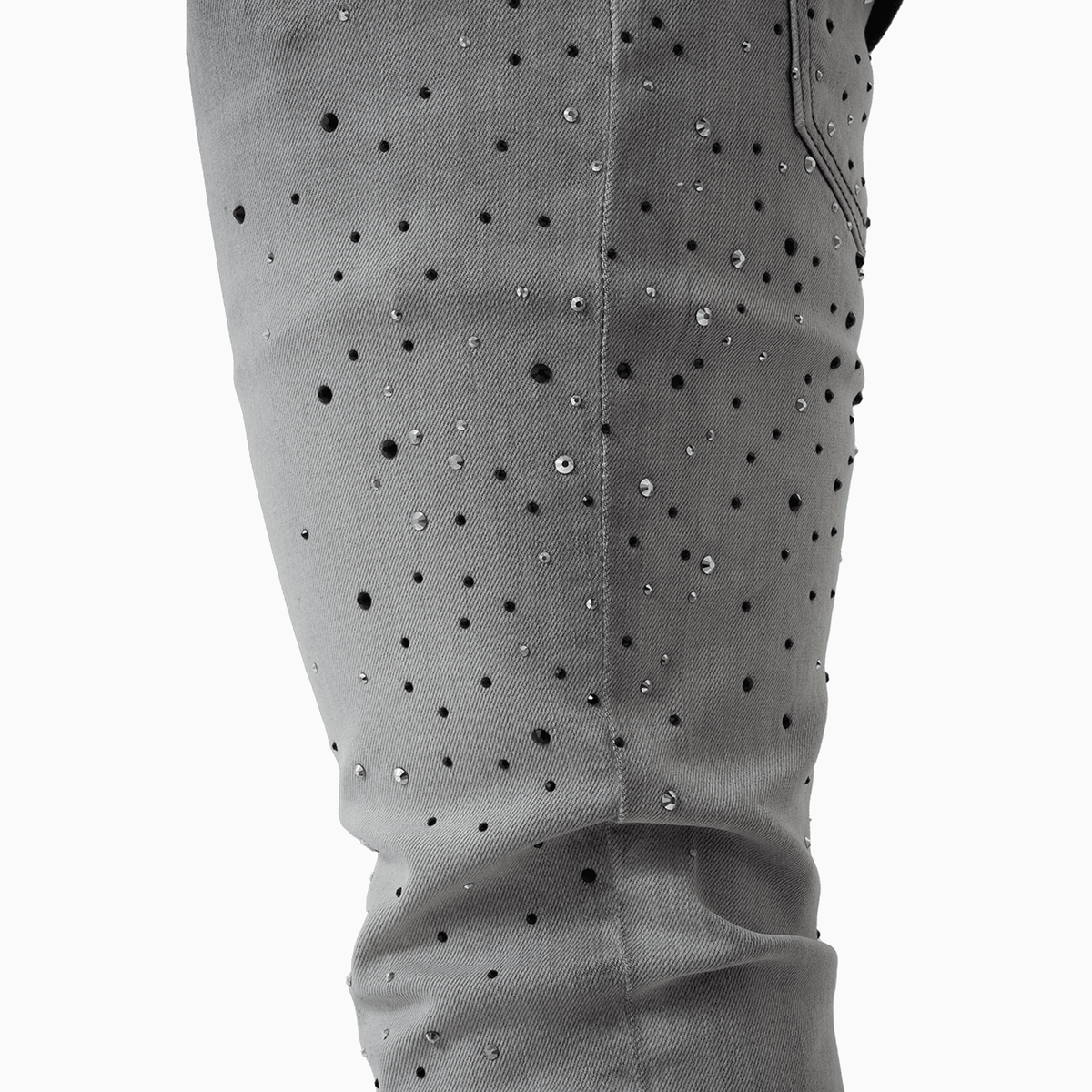 Men's Wash Denim With Black Stone Pant Denimicity - Tops and Bottoms USA