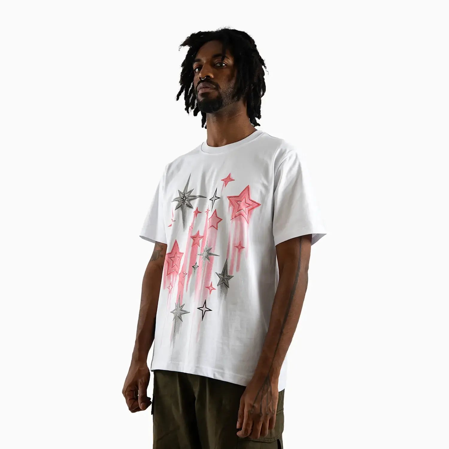 Men's Rising Star Graphic Short Sleeve T-Shirt Luxe - Tops and Bottoms USA