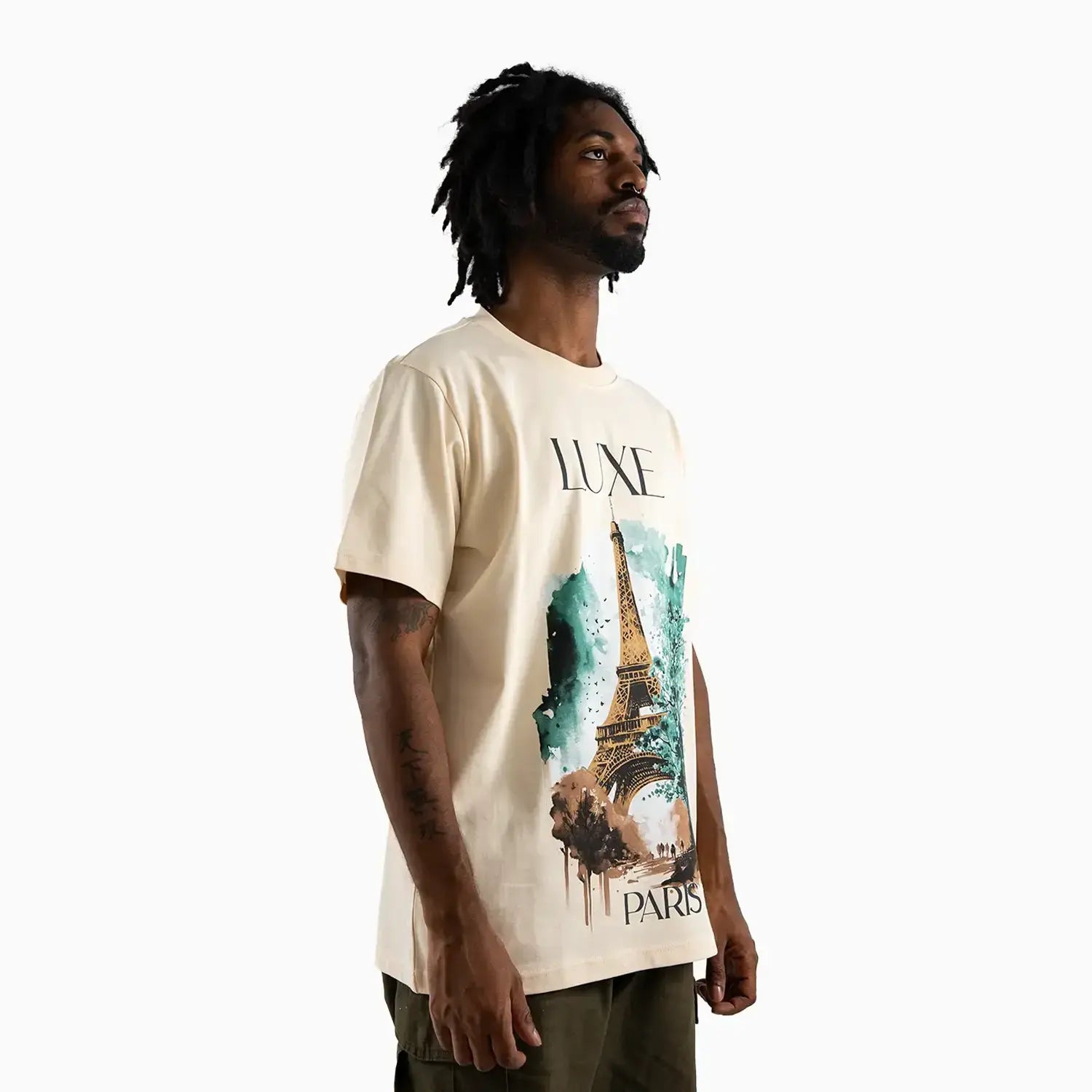 Men's Home In Paris Short Sleeve T-Shirt Luxe - Tops and Bottoms USA