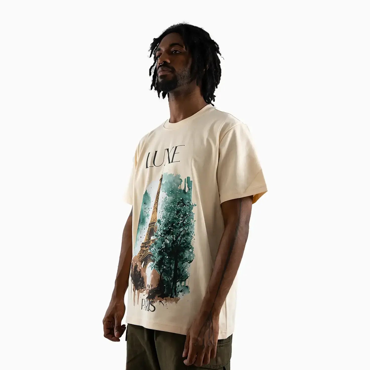 Men's Home In Paris Short Sleeve T-Shirt Luxe - Tops and Bottoms USA