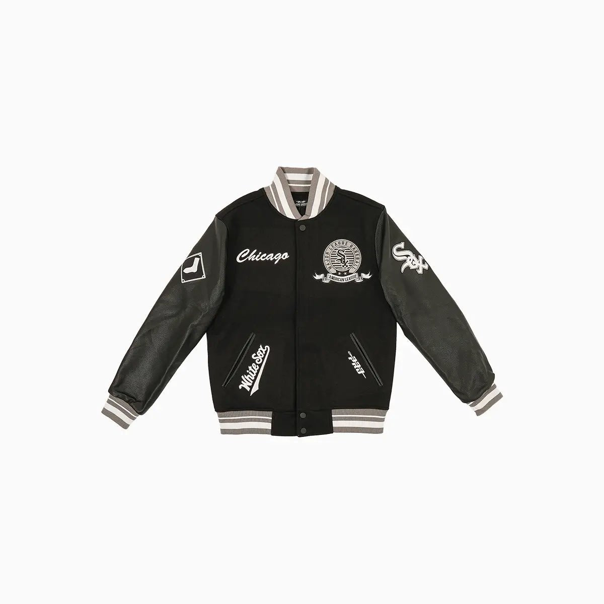 Men's Chicago White Sox Wool Varsity Jacket Pro Standard - Tops and Bottoms USA
