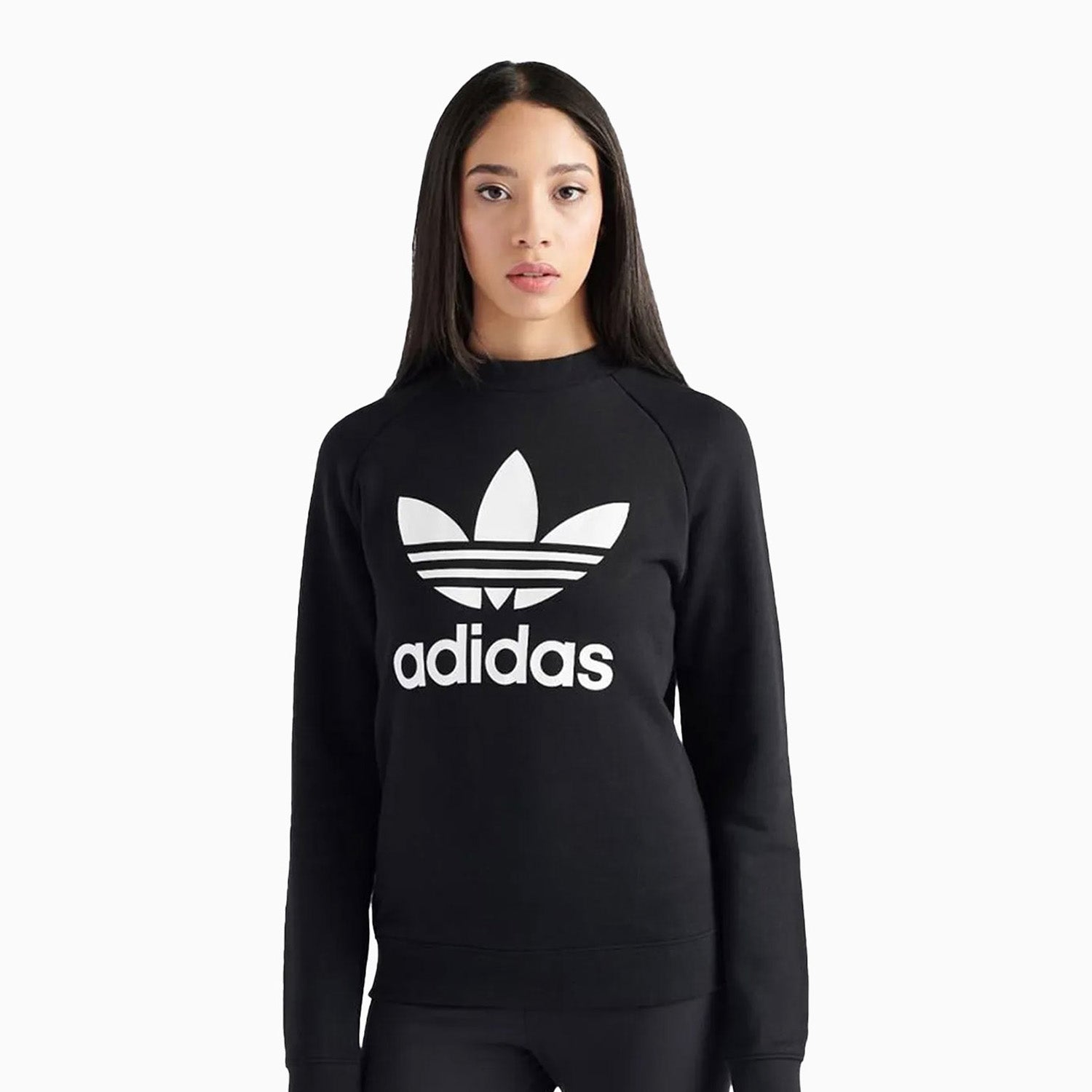 adidas Women's Trefoil Crewneck Sweatshirt - Main Image