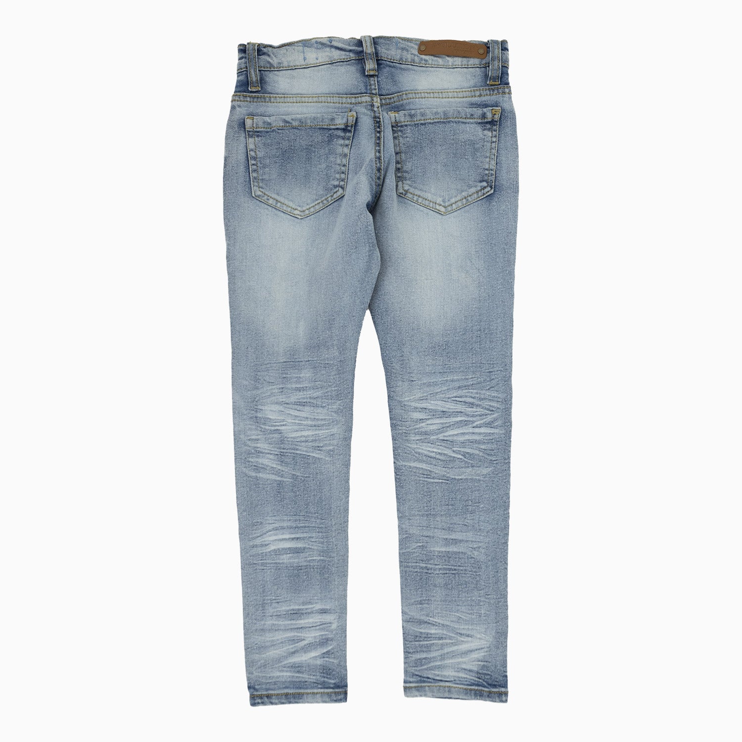 Evolution Kid's Tuff Denim Slim Jeans Pant-ev-33836k-iceblue