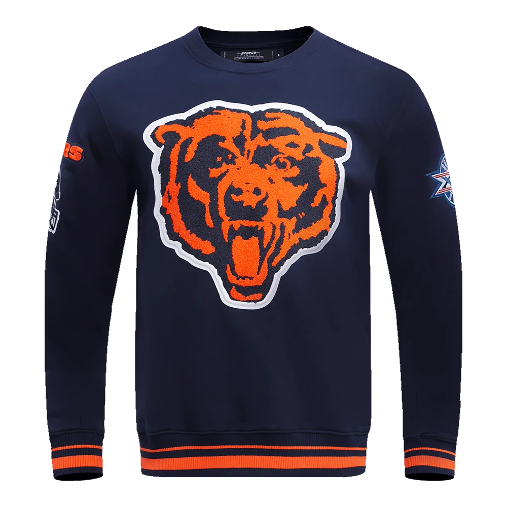 Men's Chicago Bears Mash Up Rib Fleece Sweatshirt