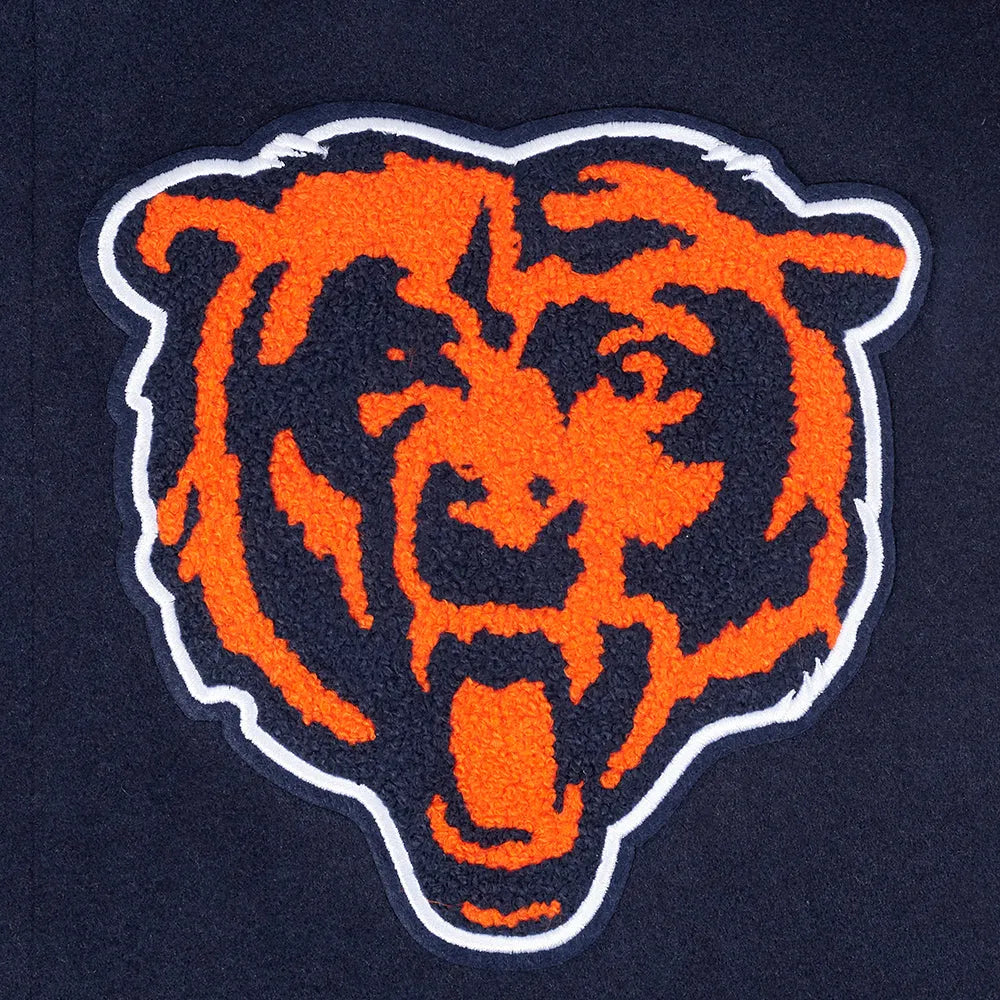 Men's NFL Chicago Bears Rib Wool Varsity Jacket