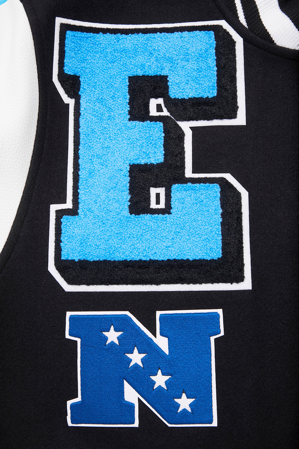 Men's Detroit Lions NFL Mash Up Rib Wool Varsity Jacket