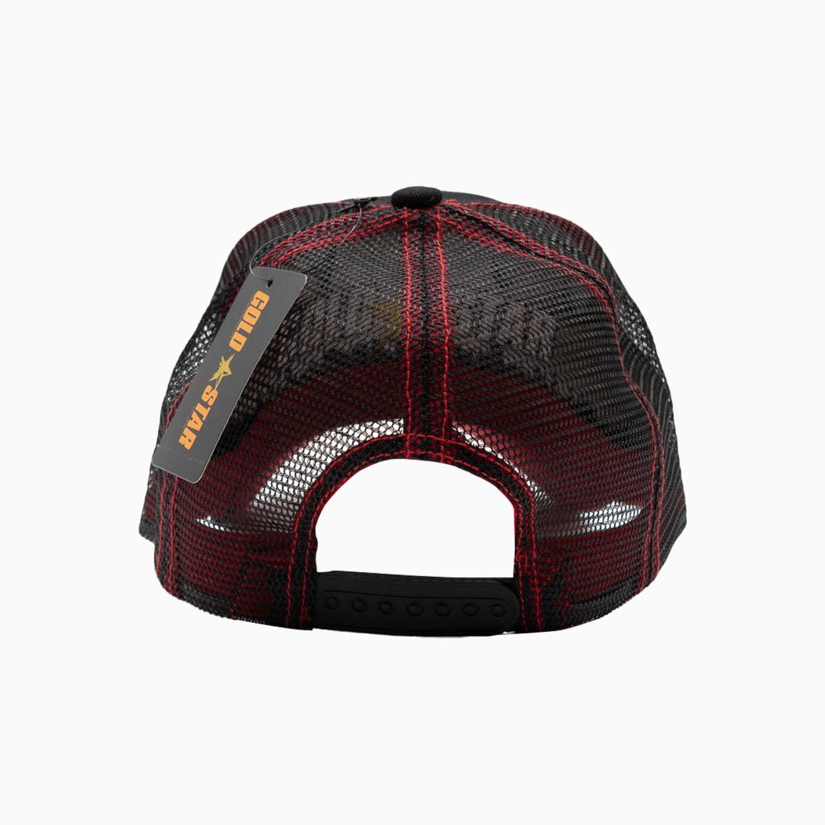 gold-star-hats-the-rooster-black-red-trucker-hat-gs1013-black