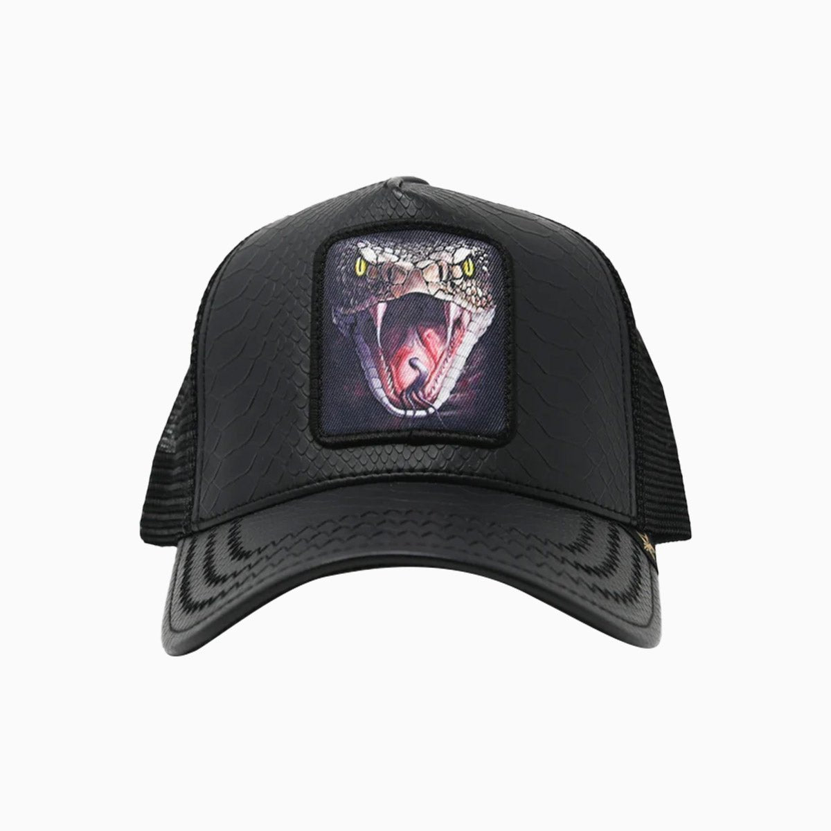 gold-star-hats-the-sneak-leather-trucker-hat-gs1033-black