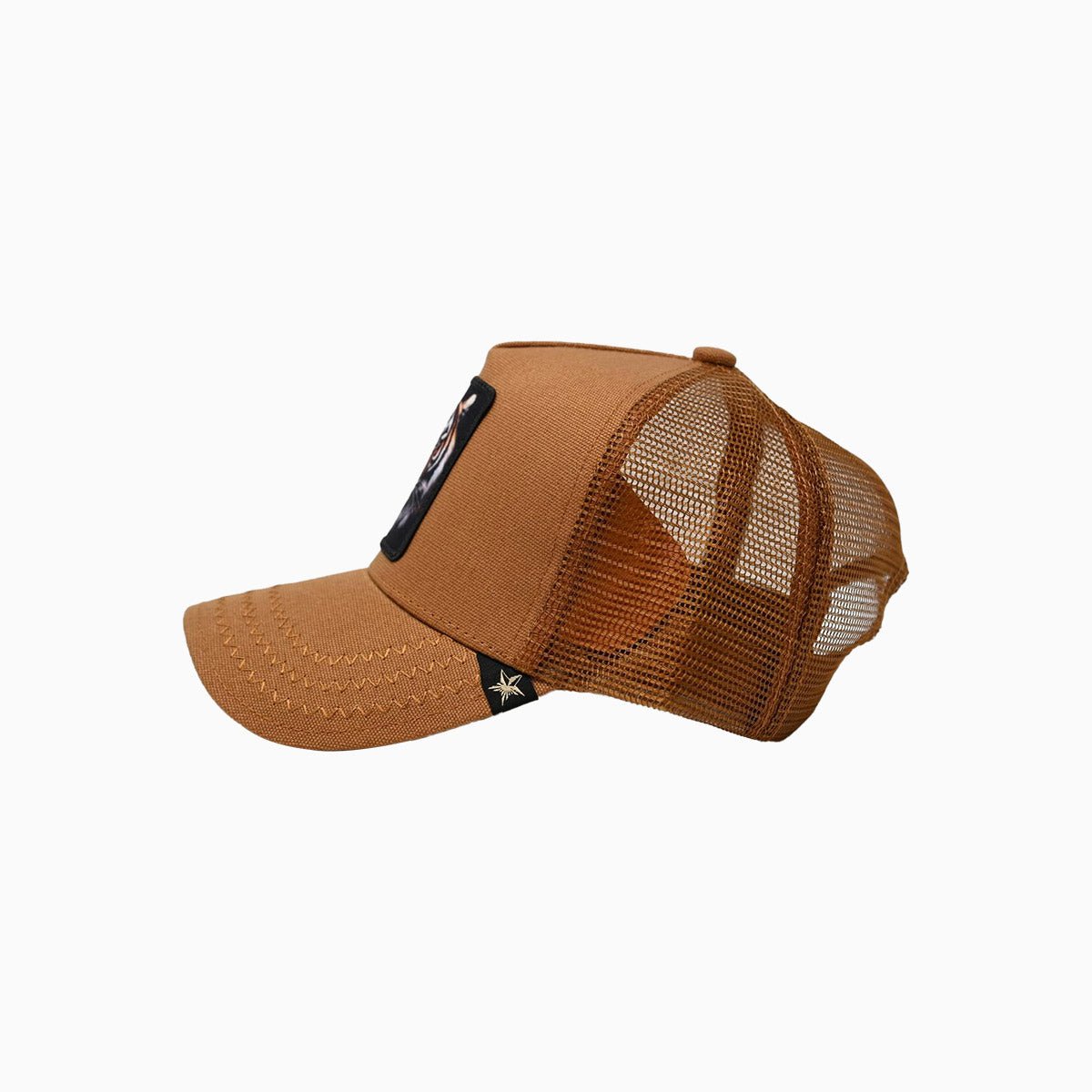 gold-star-hats-the-brown-tiger-trucker-hat-gs1040-brown