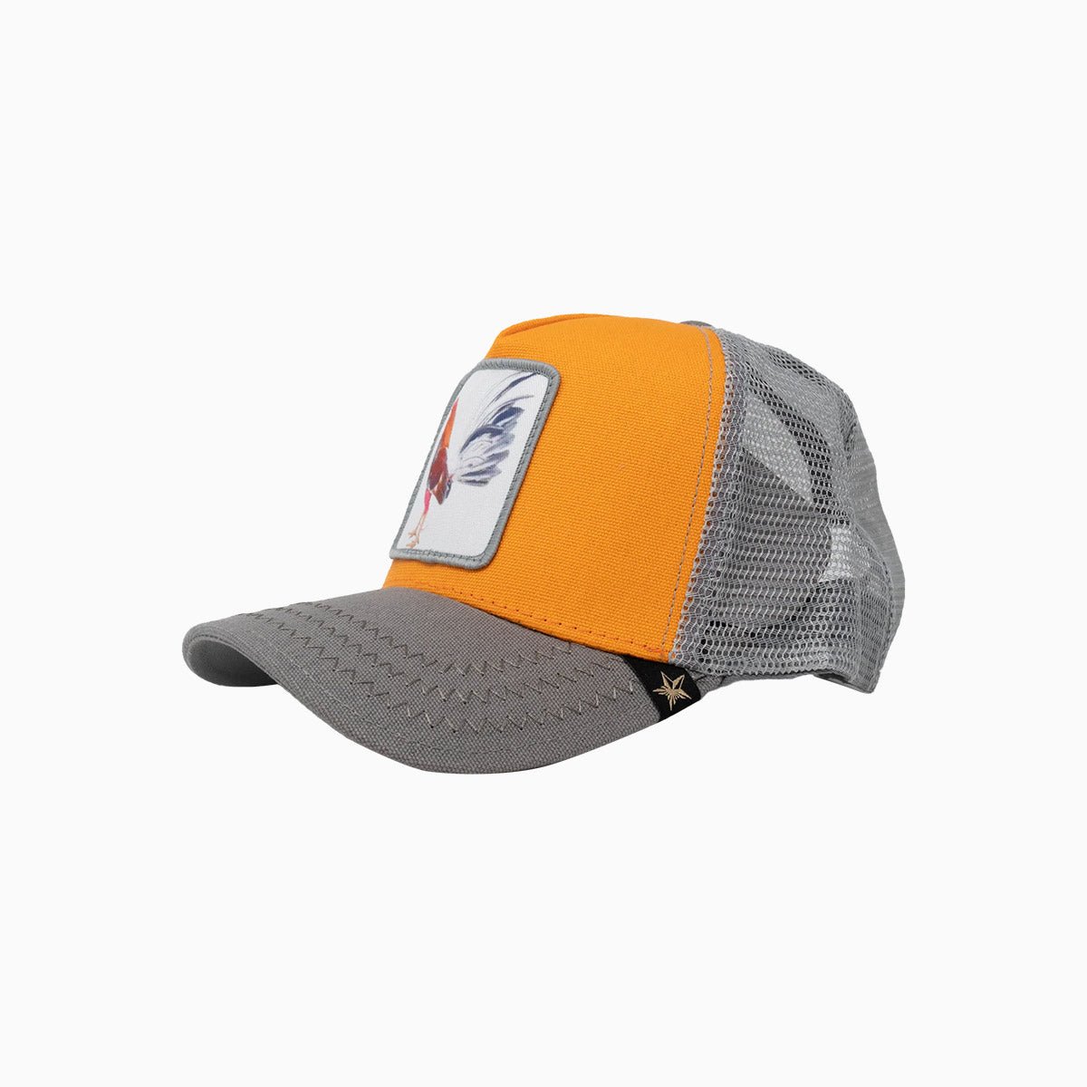 gold-star-hats-the-rooster-cock-fight-trucker-hat-gs152-orange
