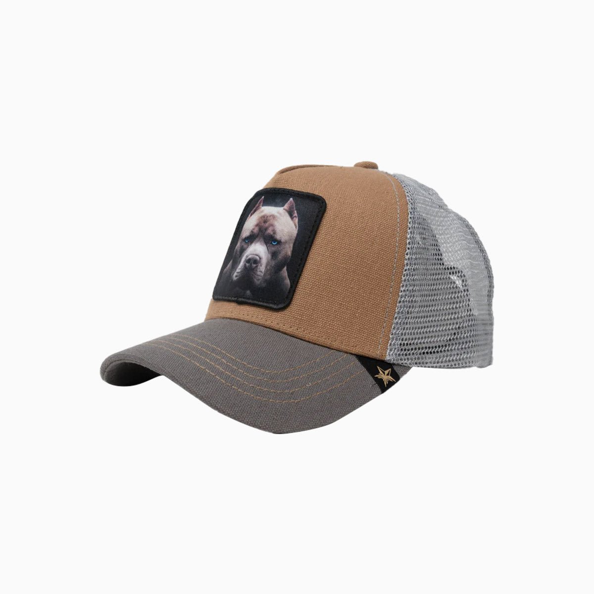 gold-star-hats-the-pitbull-dog-trucker-hat-gs156-brown