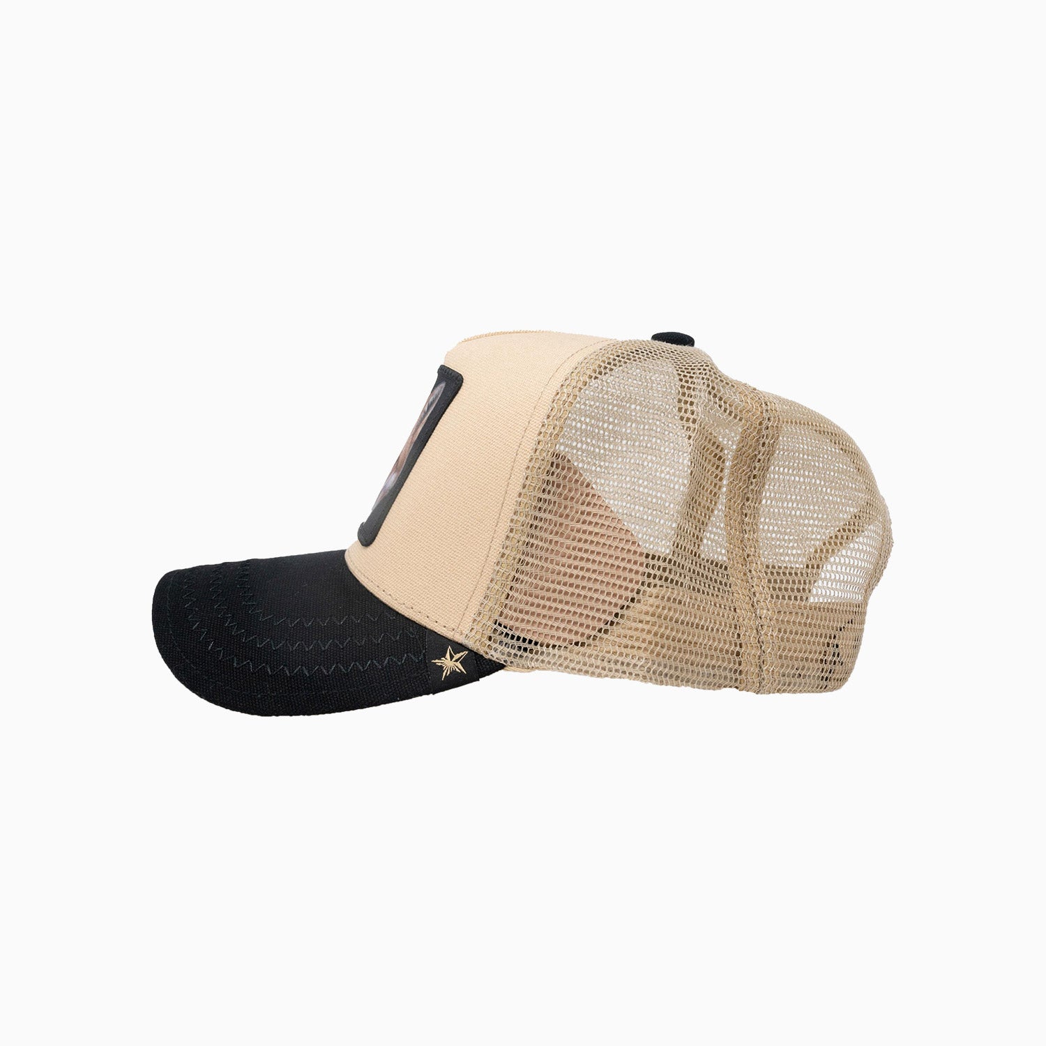 gold-star-hats-the-fox-beige-trucker-hat-gs162-beige