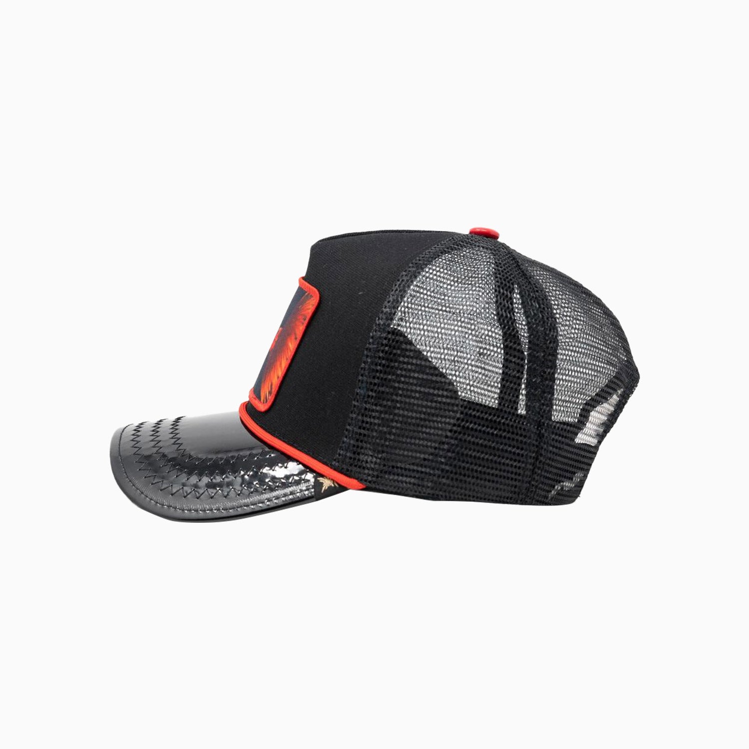 gold-star-hats-mens-chicken-trucker-hat-gs169-black