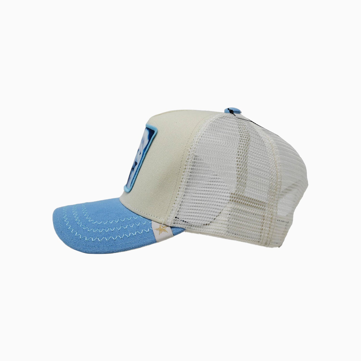 gold-star-hats-mens-lion-trucker-hat-gs195-babyblue