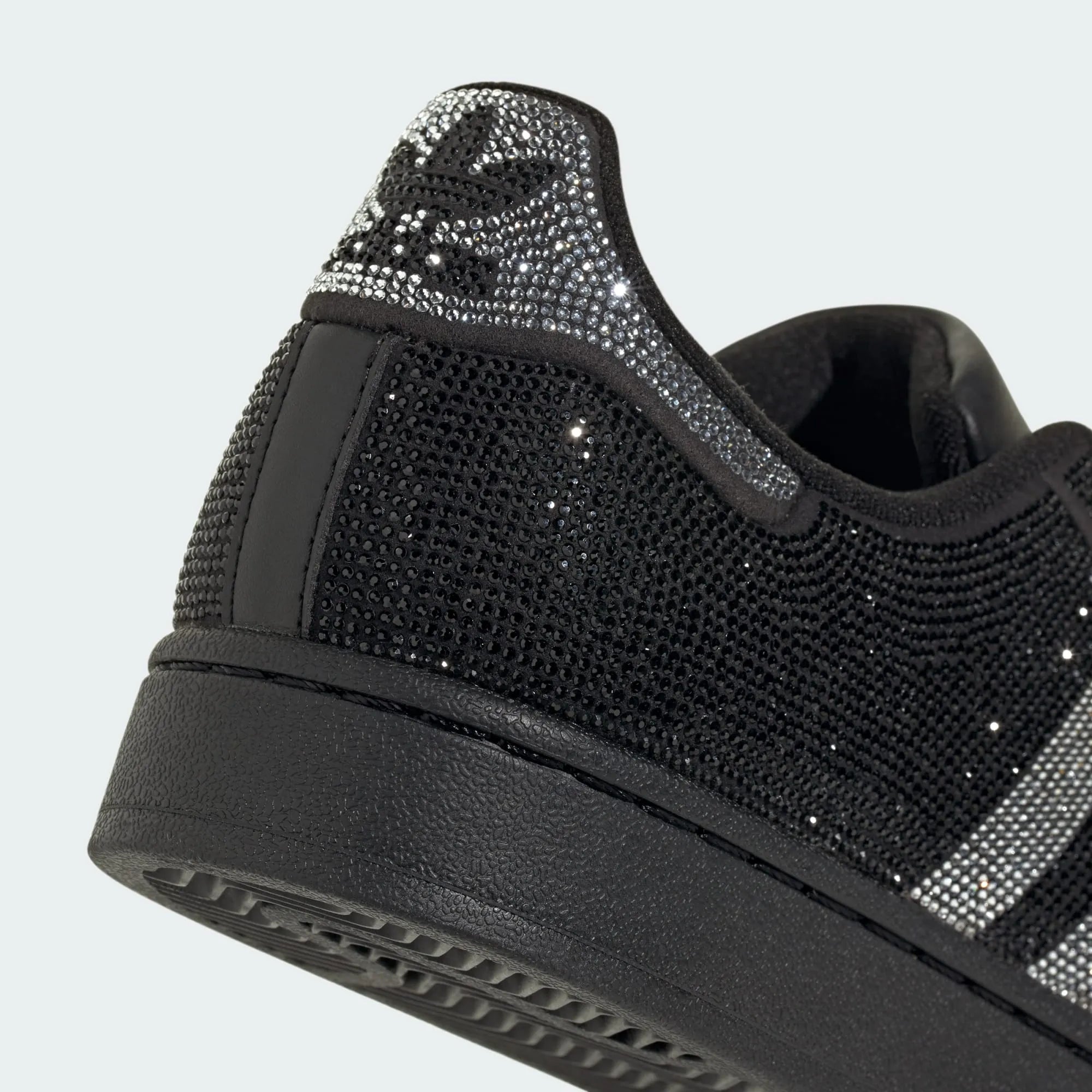 Women's Superstar II "Rhinestone Black Silver"