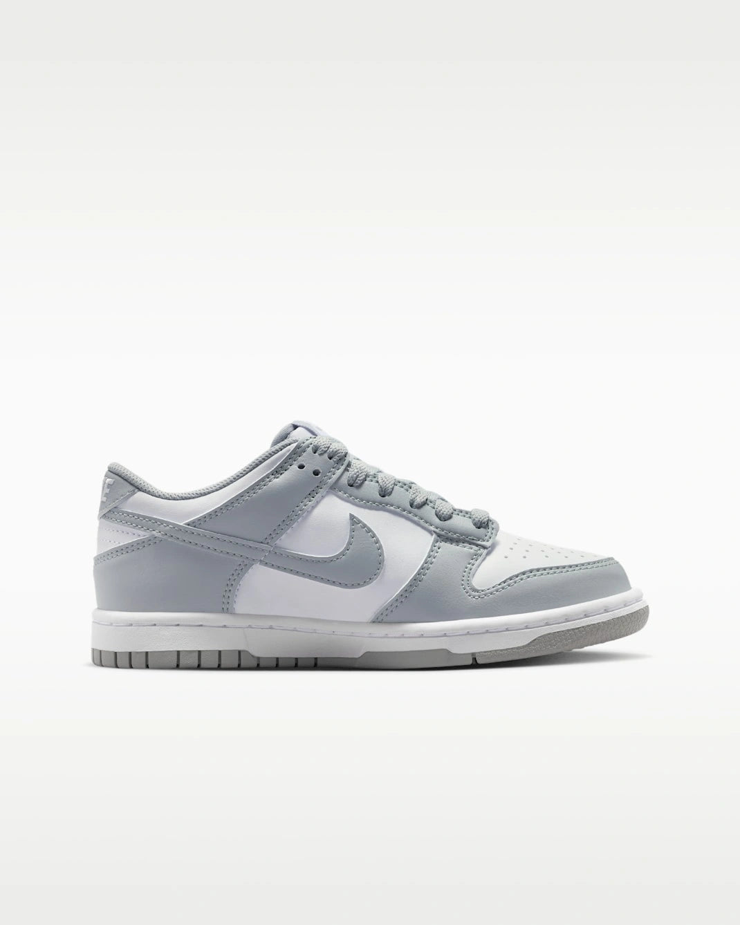 Kid's Dunk Low "Light Smoke Grey White" Grade School
