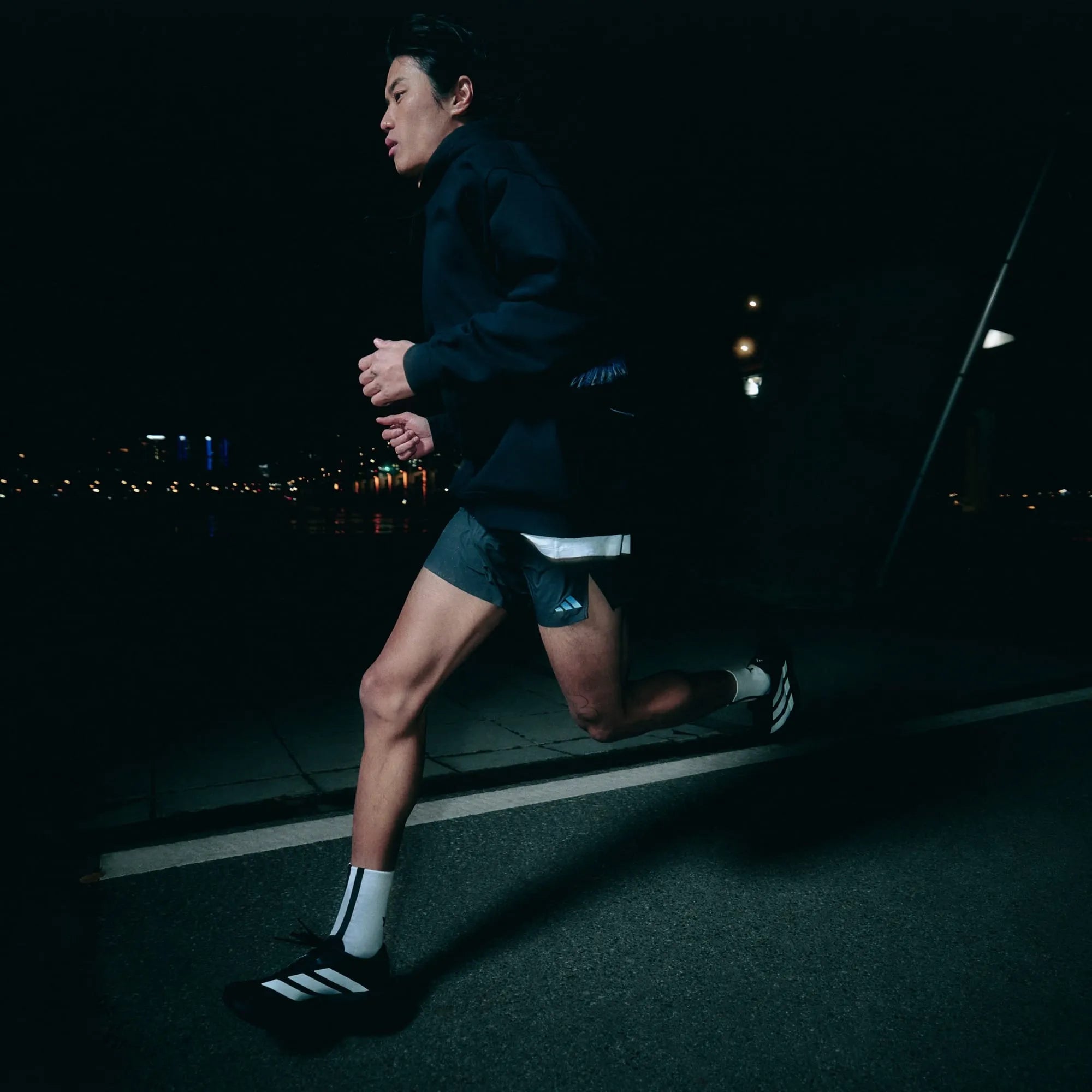 Men's Adizero EVO SL "Black White" adidas - Tops and Bottoms USA