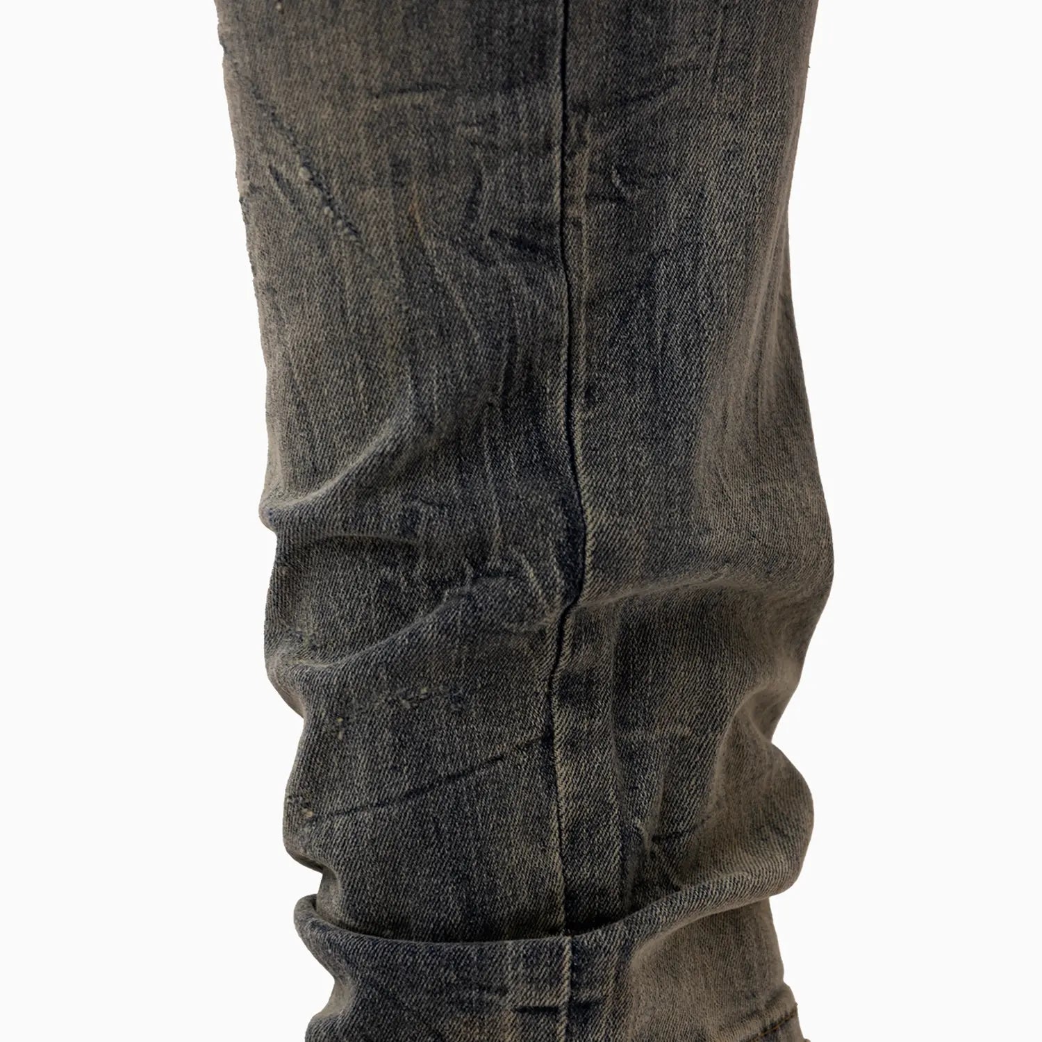 Men's Ross Fit With Shreds Denim Pant Jordan Craig - Tops and Bottoms USA