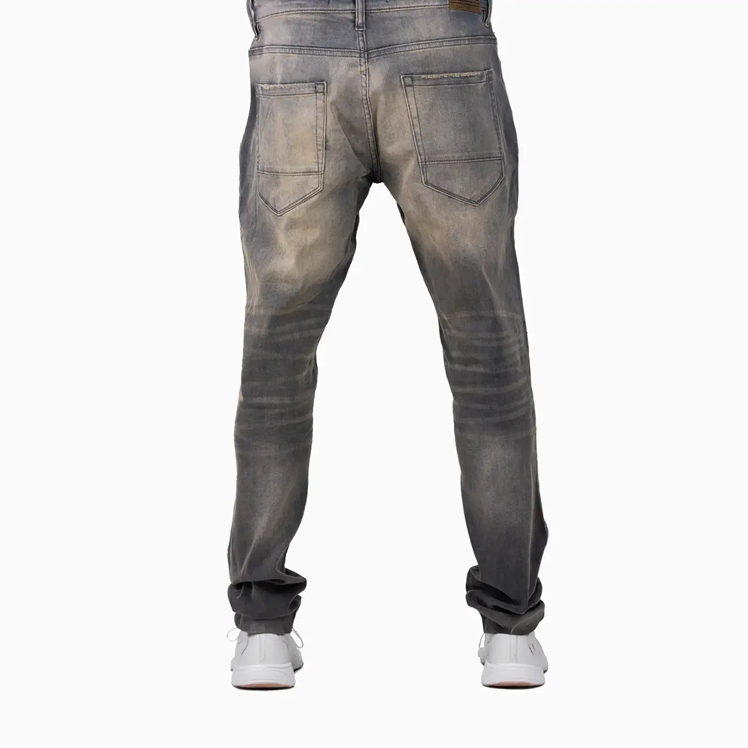Men's Ross Fit With Shreds Denim Pant Jordan Craig - Tops and Bottoms USA