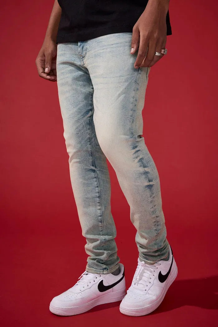 Men's Slim Taper Fit Alexander Pure Denim Pant