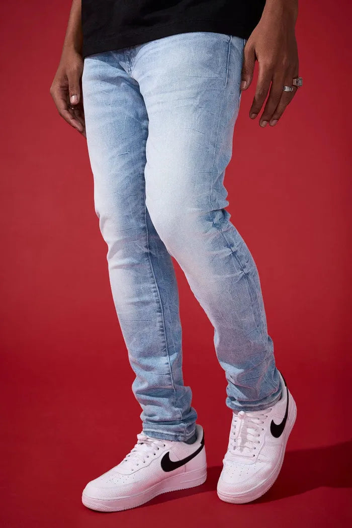 Men's Slim Taper Fit Alexander Pure Denim Pant