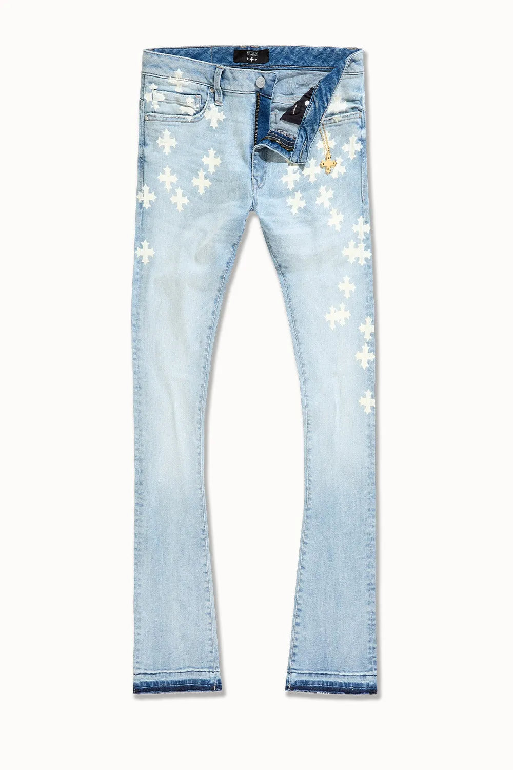 Men's Super Skinny Stacked Forbidden Fruit Denim Pant