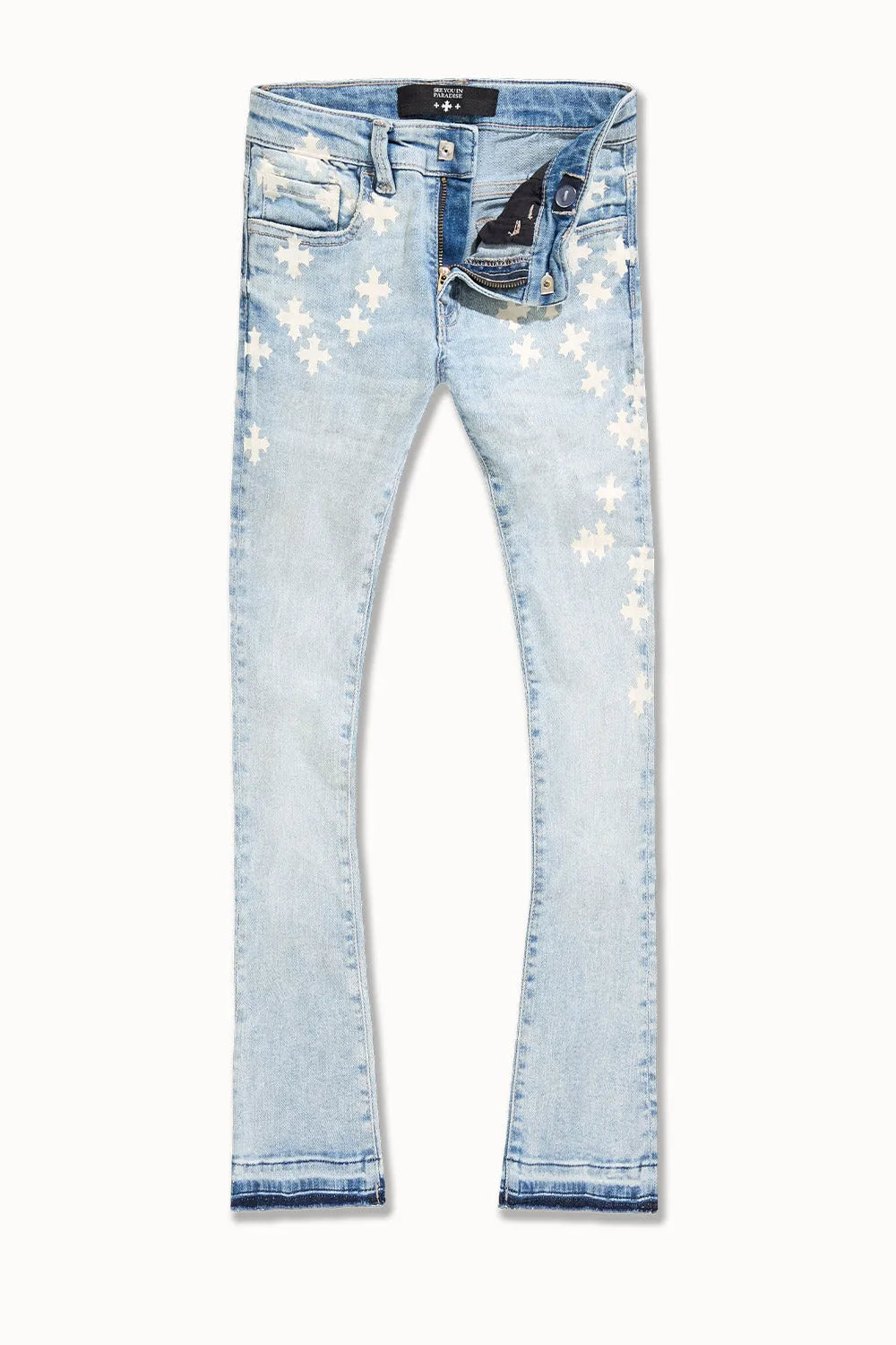 Kid's Super Skinny Stacked Forbidden Fruit Denim Pant