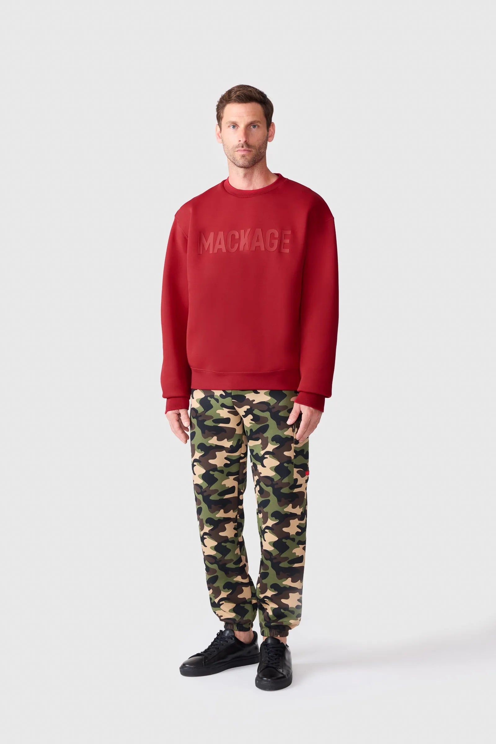Men's JULIUS Double-Face Jersey Logo Sweatshirt